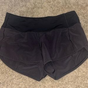 Speed up low rise lined shorts 2.5